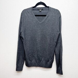 Banana Republic Mens Silk Cotton Cashmere Office Elegant Quiet Luxury Sweater M
